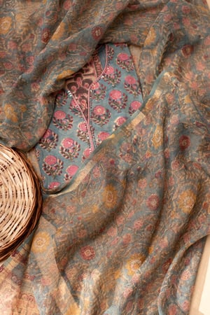 Image for Kusvaa Wkr361dup Dakshita Kota Doria Dupatta Featured