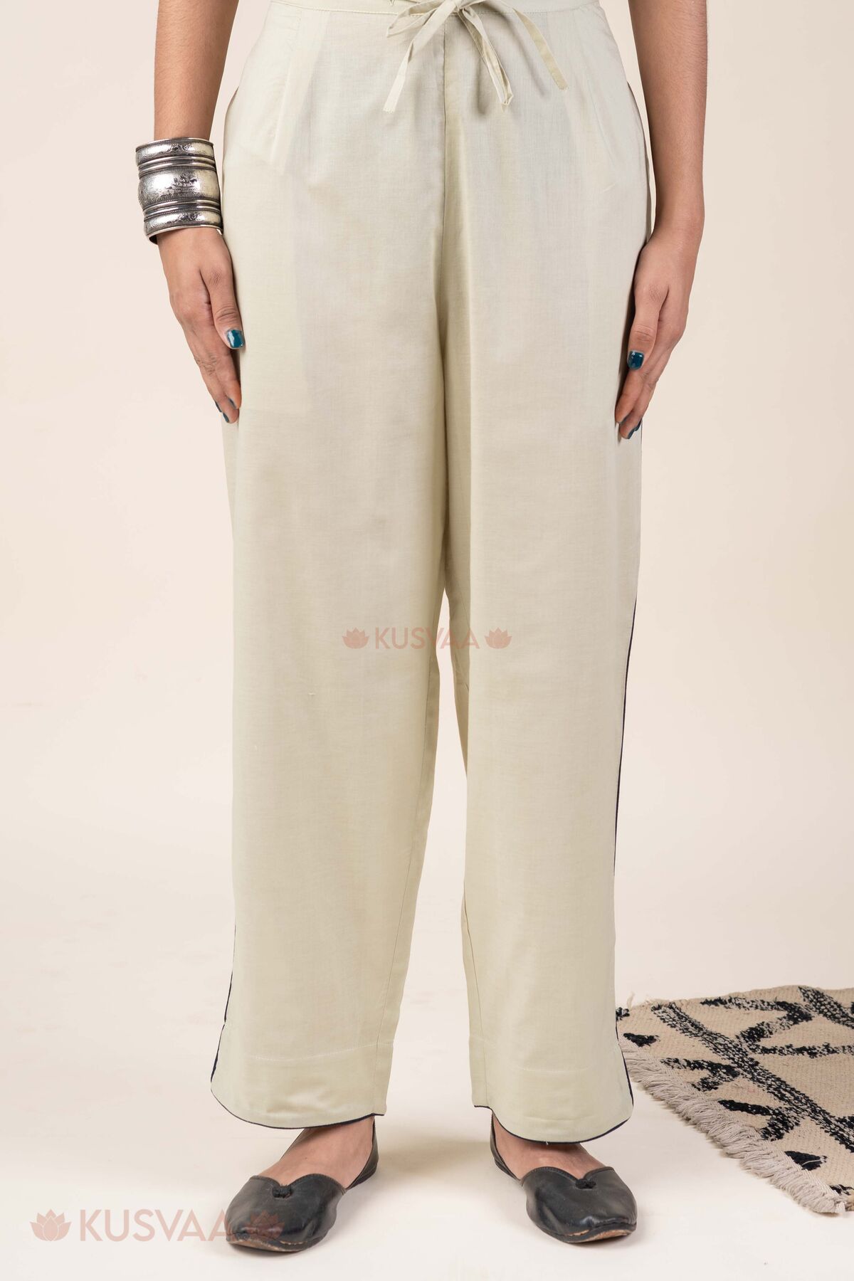 Image for Kusvaa Wkr367p Charu Cotton Pant Front