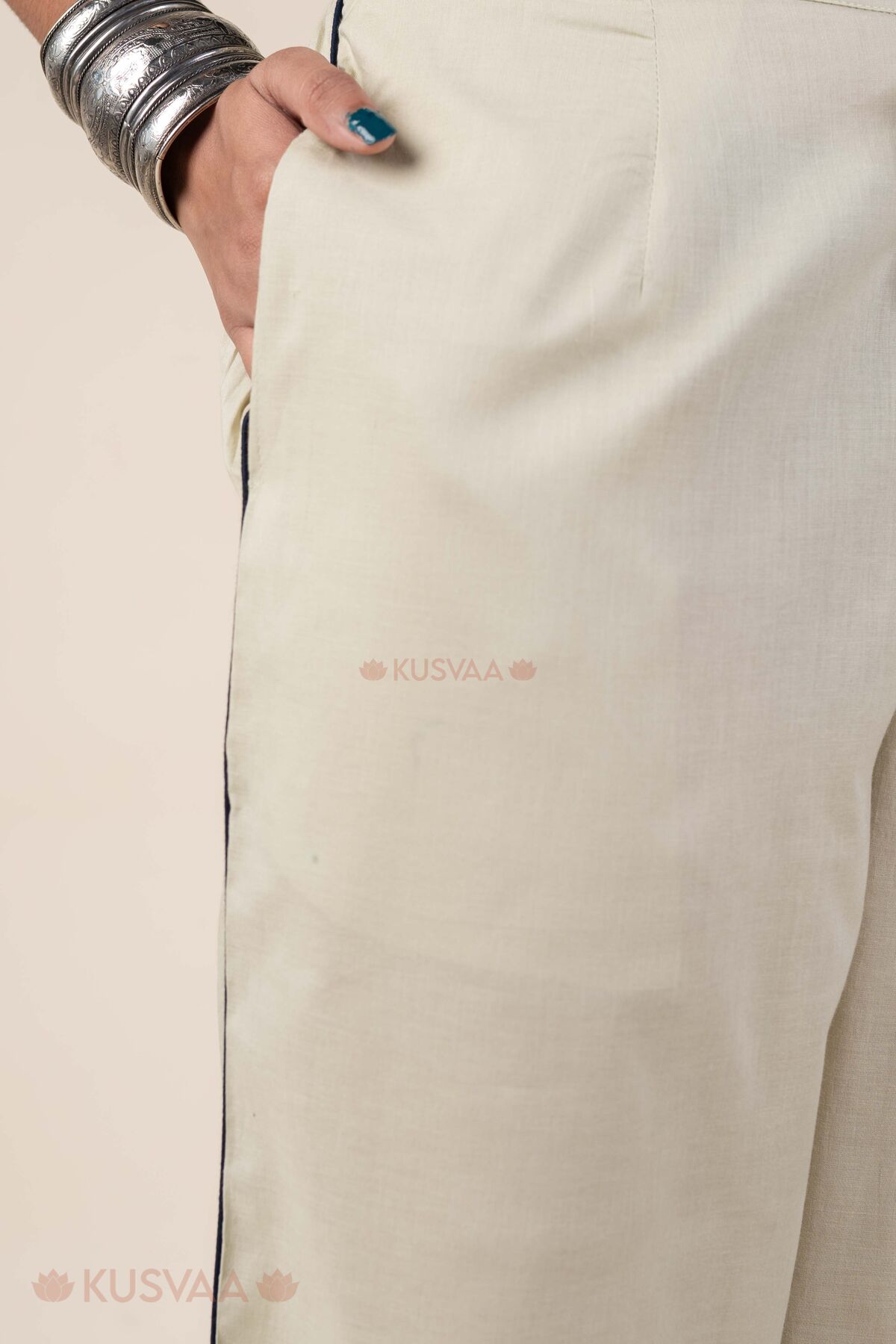 Image for Kusvaa Wkr367p Charu Cotton Pant Pocket
