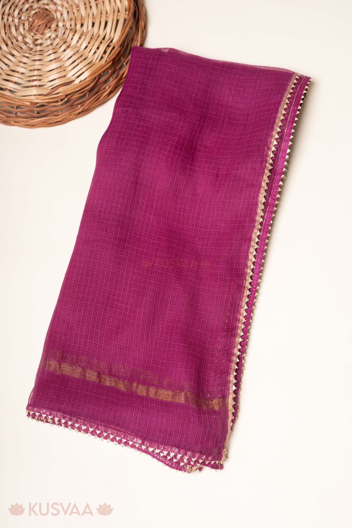 Image for Kusvaa Wkr380dup Anita Kota Dupatta Purple Featured