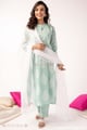 Image for Kusvaa Wkr382 Chandra Cotton Straight Fit Kurta Dupatta