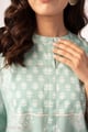 Image for Kusvaa Wkr382 Chandra Cotton Straight Fit Kurta Nack