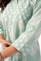 Image for Kusvaa Wkr382 Chandra Cotton Straight Fit Kurta Sleeve