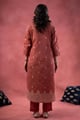 Image for Kusvaa Wkr388 Kajal Cahnderi Handwork Kurta Back