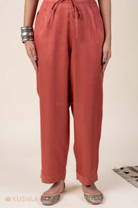 Image for Kusvaa Wkr388p Kajal Satin Cotton Pant Front