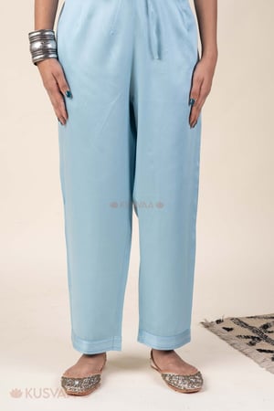 Image for Kusvaa Wkr396p Jiya Cotton Satin Pant Front