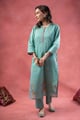 Image for Kusvaa Wkr399 Juhi Chanderi Straight Kurta Front