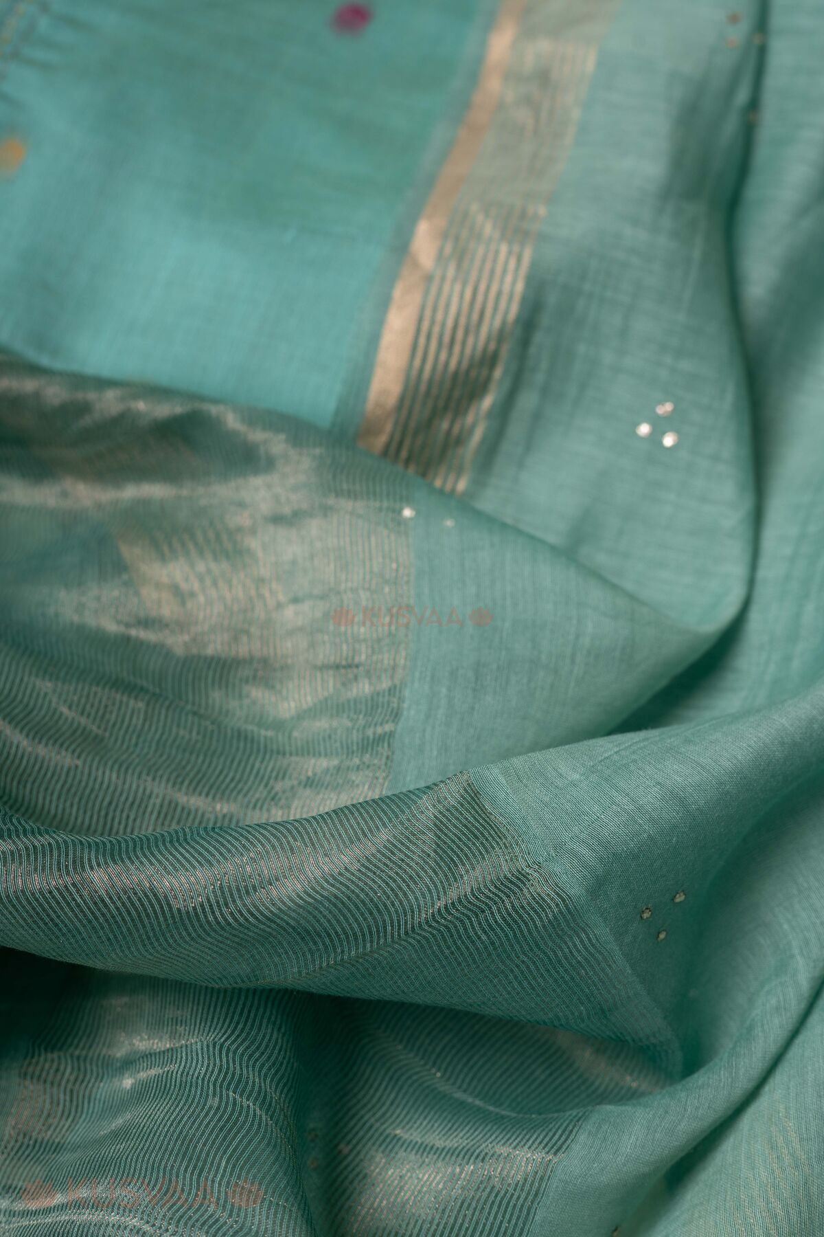 Image for Kusvaa Wkr399dup Jiya Satin Cotton Dupatta Detailing