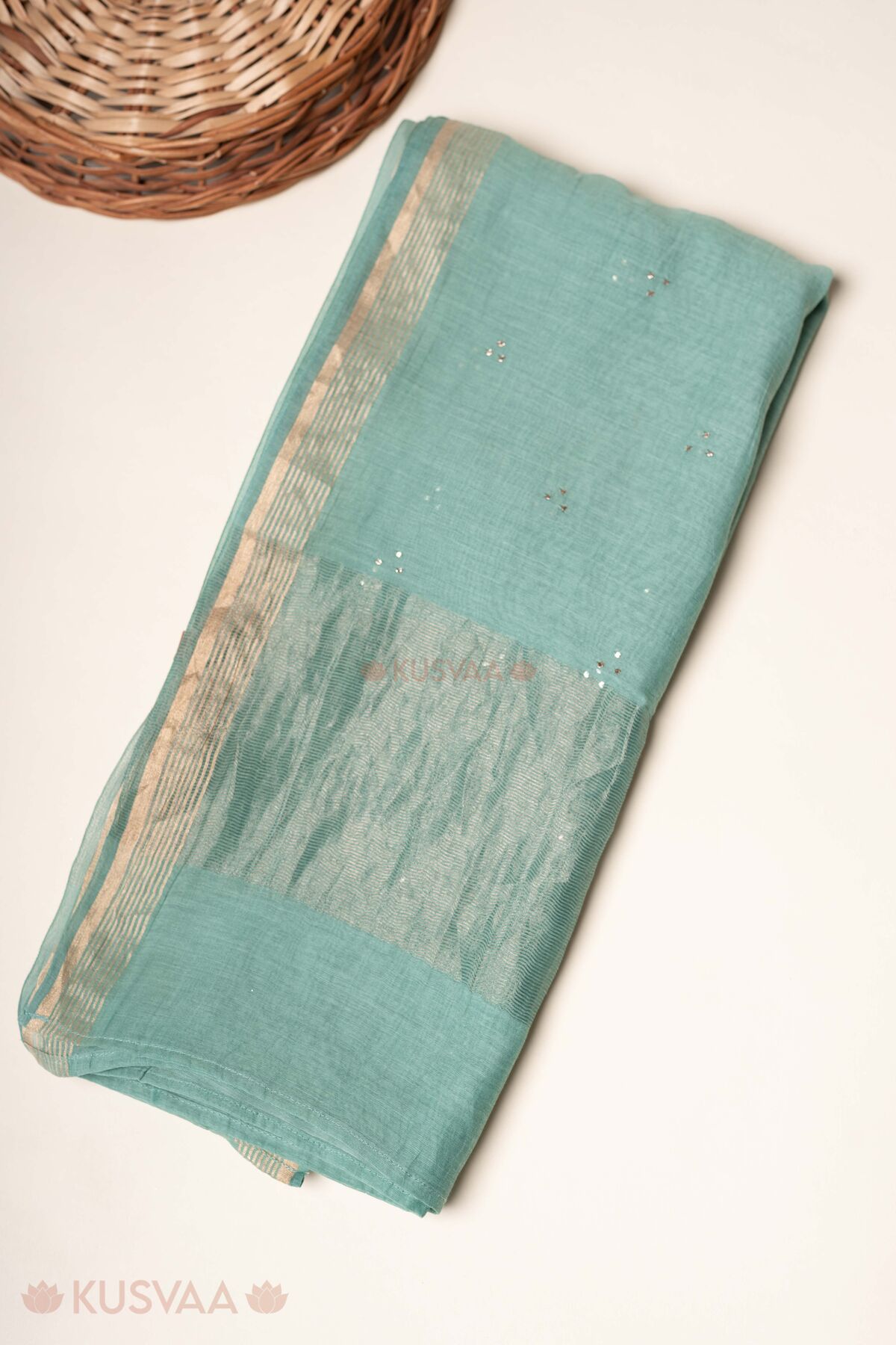 Image for Kusvaa Wkr399dup Jiya Satin Cotton Dupatta Side