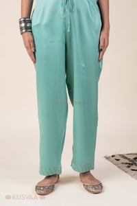 Image for Kusvaa Wkr399p Jiya Satin Cotton Pant Front
