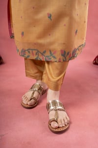 Image for Kusvaa Wkr400 Jyoti Chanderi Straight Kurta Bottom