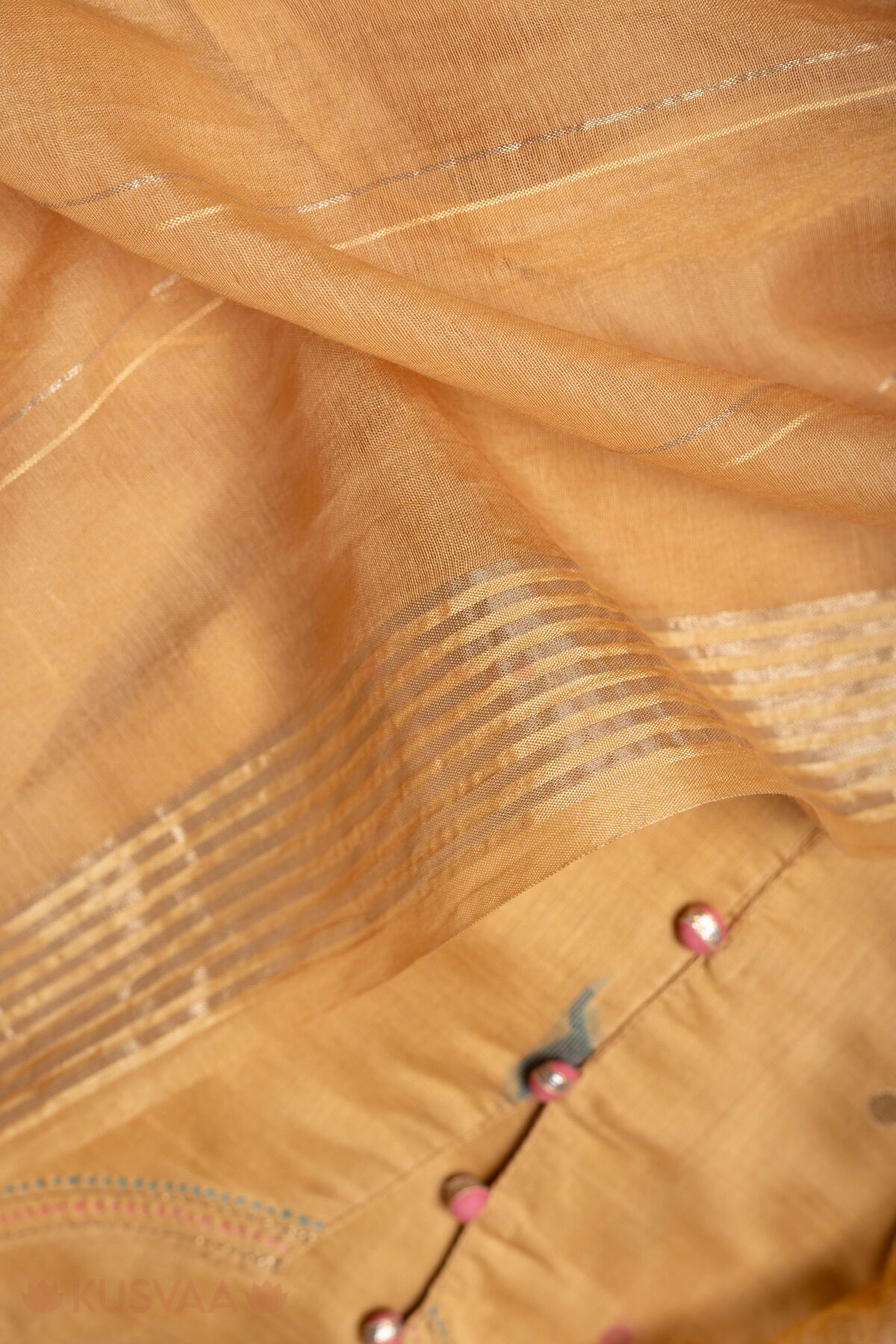 Image for Kusvaa Wkr400dup Jyoti Chanderi Dupatta Detailing