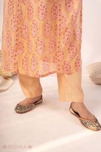 Image for Kusvaa Wkr403 Lata Handblock Muslin Kurta Bottom