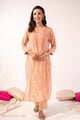 Image for Kusvaa Wkr403 Lata Handblock Muslin Kurta Style