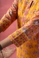 Image for Kusvaa Wkr404 Durga Handblock A Line Kurta Sleeve