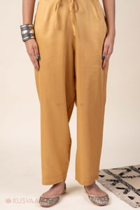 Image for Kusvaa Wkr404p Jyoti Satin Cotton Pant Front