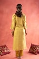 Image for Kusvaa Wkr409 Kavita Chanderi Chikankari Kurta Back