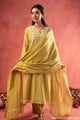 Image for Kusvaa Wkr409 Kavita Chanderi Chikankari Kurta Dupatta