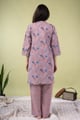 Image for Kusvaa Lwj017 Hansa Cotton Green Nightsuit Set Back