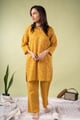 Image for Kusvaa Lwj019 Bhanu Cotton Yellow Nightsuit Set Side