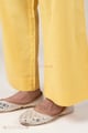 Image for Kusvaa Plz006 Lemon Yellow Indrani Cotton Pant Lemon Yellow Bottom