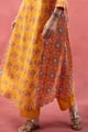 Image for Kusvaa Plz006 Light Orange Charvi Cotton Pant Closeupfront