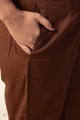 Image for Kusvaa Pnt007 Dark Brown Bhavika Cotton Pant Dark Brown Pocket
