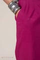 Image for Kusvaa Pnt020 Purple Devika Cotton Pant Purple Pocket