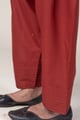 Image for Kusvaa Pnt021 Dark Rust Devika Cotton Pant Dark Rust Bottom