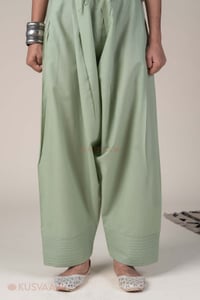 Image for Kusvaa Pnt021 Pista Green Devika Cotton Pant Pista Green Featured