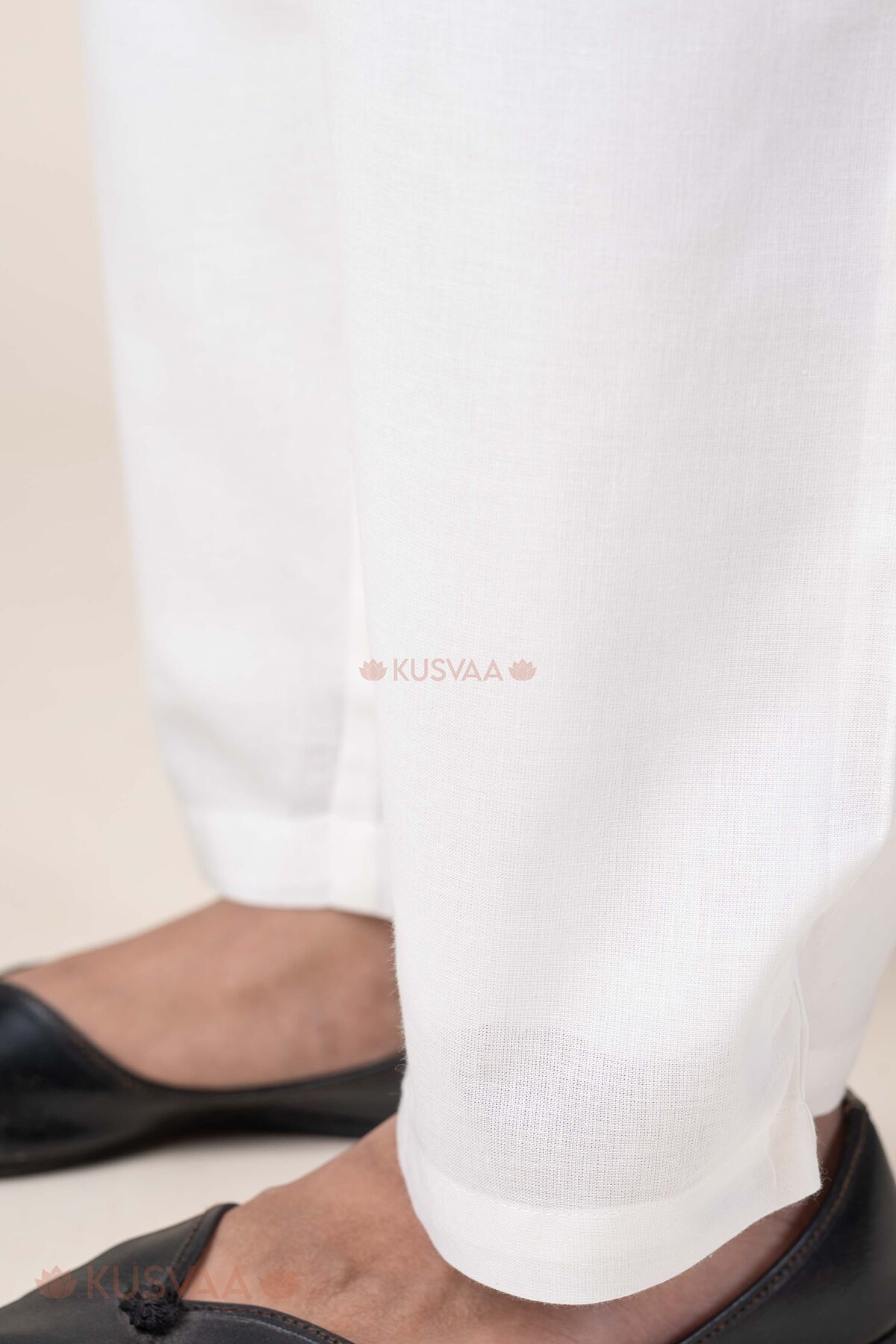 Image for Kusvaa Wkr284p Sarita Cotton Pant White Bottom
