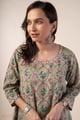 Image for Kusvaa Wkr372 Dhanvi Cotton A Line Kurta Featured