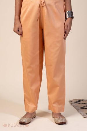 Image for Kusvaa Wkr403p Lata Satin Cotton Pant Front