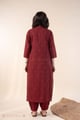 Image for Kusvaa Wkr415 Lipi Handloom Cotton Kurta Back