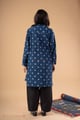 Image for Kusvaa Wkr417 Dhara Handblock Cotton Kurta Back