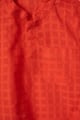 Image for Kusvaa Byw086 Pratul Cotton Orange Kurta For Boys Detailing