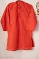 Image for Kusvaa Byw086 Pratul Cotton Orange Kurta For Boys Full