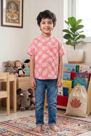 Image for Kusvaa Byw109 Bimal Cotton Kids Shirt Ai