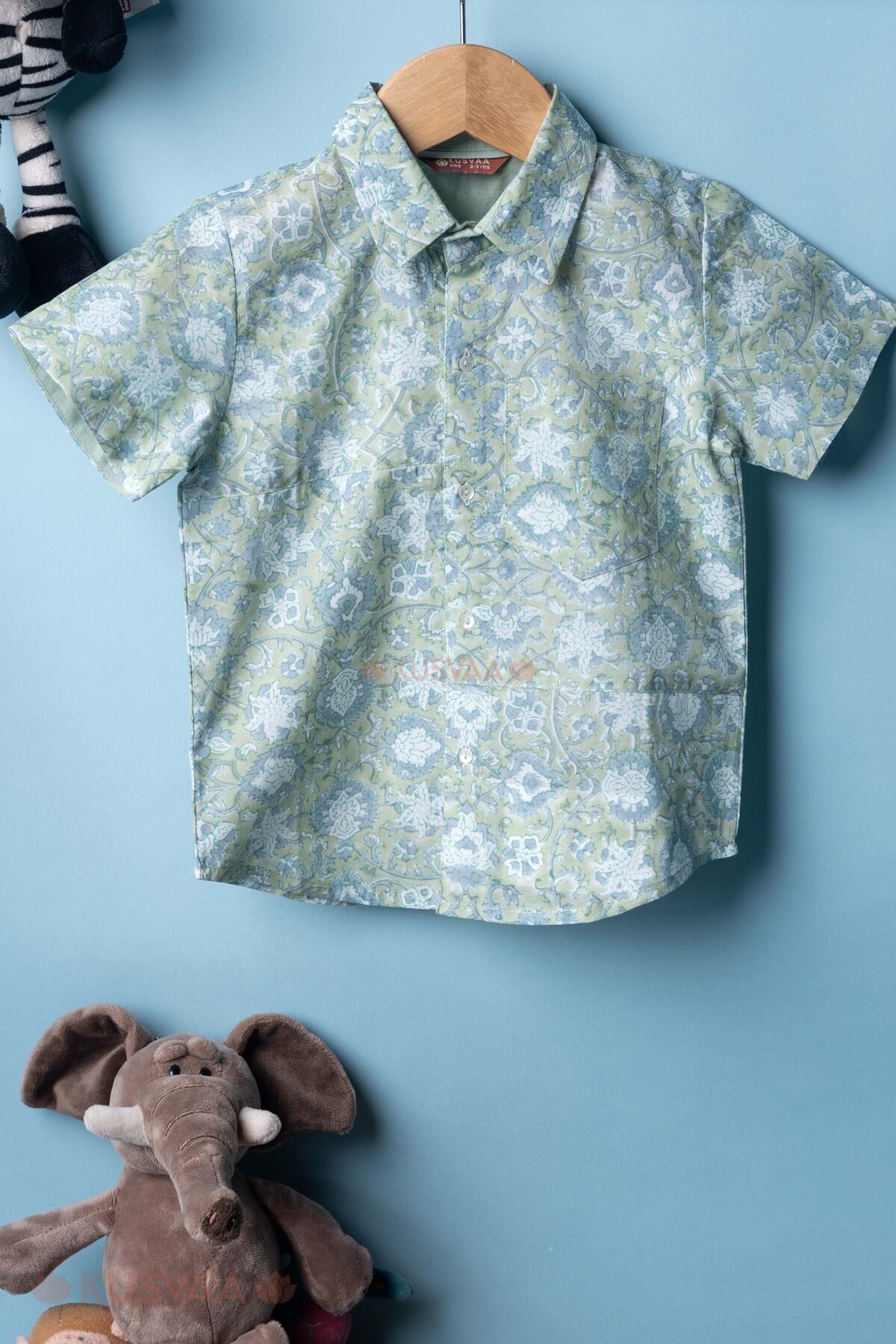 Image for Kusvaa Byw110 Bimal Cotton Kids Shirt Front