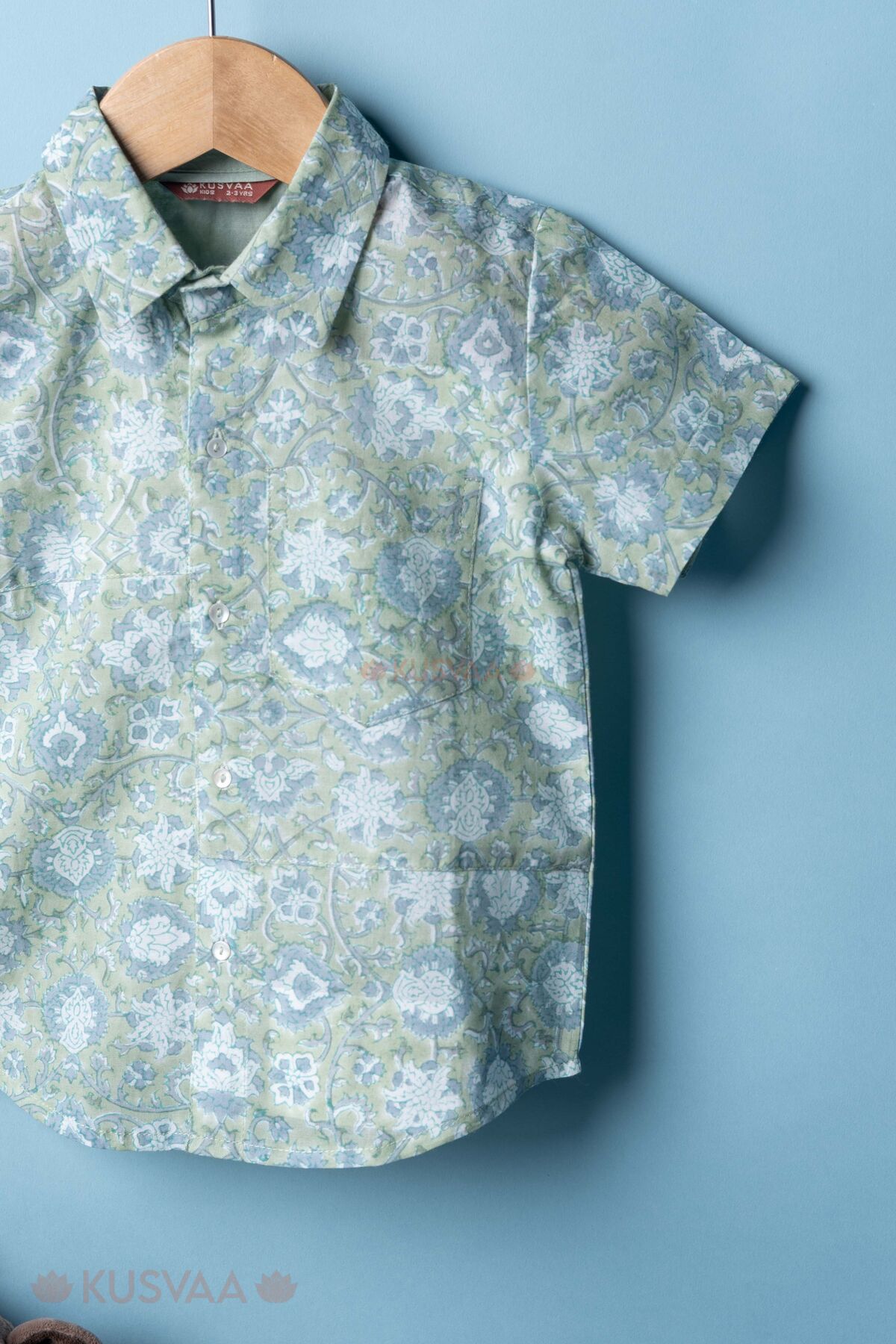 Image for Kusvaa Byw110 Bimal Cotton Kids Shirt Sidet