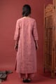 Image for Kusvaa Cood173 Dhatri Handloom Kurta Pant Set Back