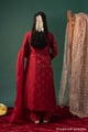 Image for Kusvaa Cood174 Chetana Silk A Line Kurta Pant Set Back