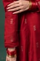 Image for Kusvaa Cood174 Chetana Silk A Line Kurta Pant Set Sleeve