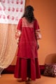 Image for Kusvaa Cood182 Chitrangada Cotton A Line Cord Set Full Back