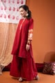 Image for Kusvaa Cood182 Chitrangada Cotton A Line Cord Set Side SD