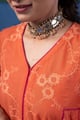 Image for Kusvaa Cood184 Manju Cotton A Line Co Ord Set Nack