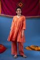 Image for Kusvaa Cood184 Manju Cotton A Line Co Ord Set Walking