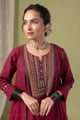 Image for Kusvaa Cood193 Jagrati Cotton Dobby Kurta Pant Set Featured