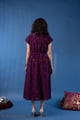 Image for Kusvaa Dr131 Gopika Cotton Silk Dress Baqck