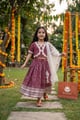 Image for Kusvaa Grw011 Siya Cotton Girls Skirt Top And Dupatta Set Featured New New
